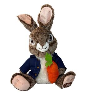 Dan Dee Peter Rabbit 2 Movie 2025 Plush Bunny Plush Doll Denim Jacket Easter 17"